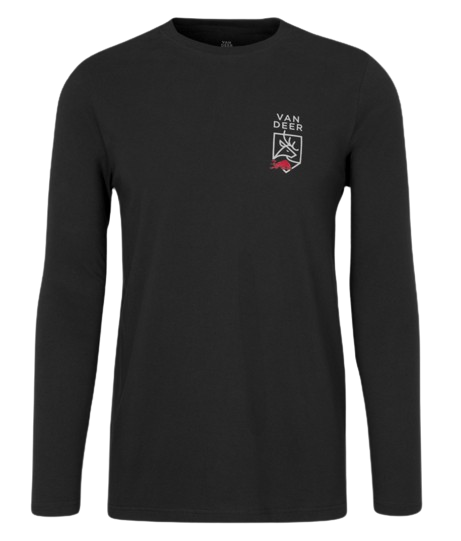 Tričko Van Deer Crew Longsleeve Black - 2024/25