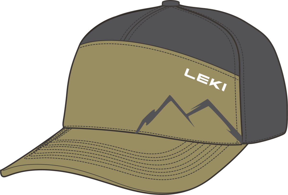 Viečko LEKI Casual Cap Cedar/December Sky/White - 2023