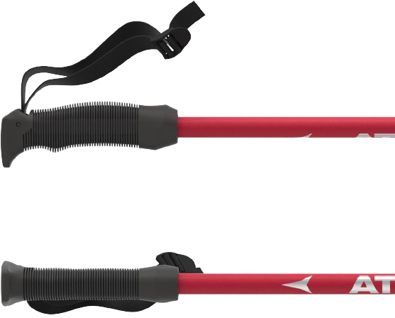 Zjazdové palice Atomic AMT JR Telescopic Red/Silver - 2024/25