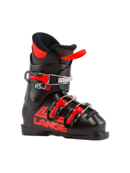 Zjazdové topánky Lange RSJ 50 Black-Electric Red - 2024/25