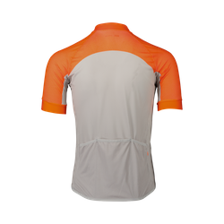 Cyklistický dres POC M's Essential Road Logo Jersey Zink Orange/Granite Grey - 2024