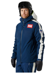 Lyžiarska bunda Helly Hansen World Cup Insulated Jacket Ocean NSF - 2023/24