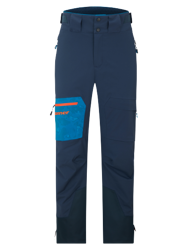 Lyžiarske nohavice Ziener Tewes Full-Zip Man Blue Foggy Print Dark Navy - 2024/25