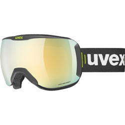 Lyžiarske okuliare Uvex Downhill 2100 CV Black Matt SL/Gold-Green - 2023/24