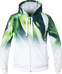 Mikina ENERGIAPURA Sweatshirt Full Zip With Hood Kalmar Life Leaves/White Lady - 2022/23