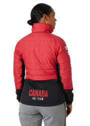 Páperová bunda Helly Hansen World Cup Insulator Jacket Red - 2023/24