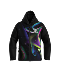 Ski jacket ENERGIAPURA Duvin Surreal Life JR Black/Life Space - 2023/24