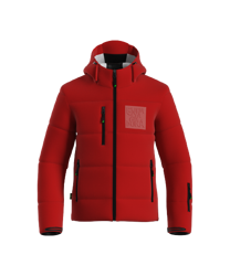 Ski jacket ENERGIAPURA Ilanz SR Red/Black - 2023/24