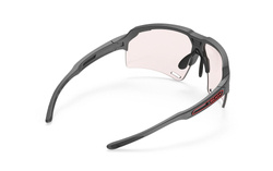 Sunglasses Rudy Project DELTABEAT CHARCOAL MATTE - Multilaser Red