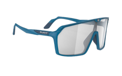 Sunglasses Rudy Project SPINSHIELD PACIFIC BLUE MATTE - Impactx™ Photochromic 2 Laser Black